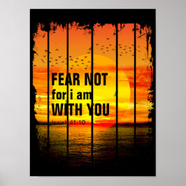 Póster NO TEMAS PORQUE YO ESTOY CONTIGO (isaiah 41:10)