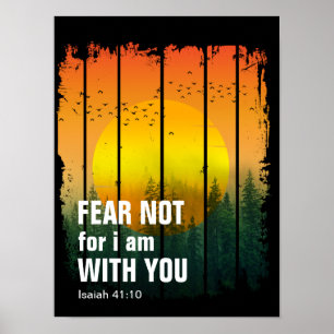 Póster NO TEMAS PORQUE YO ESTOY CONTIGO (isaiah 41:10)