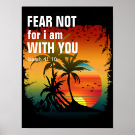 Póster NO TEMAS PORQUE YO ESTOY CONTIGO (isaiah 41:10)
