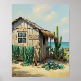 Póster No tene pesca bonaire