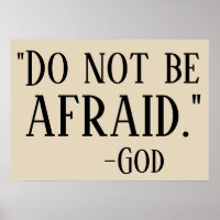 NO TENGAN MIEDO A DIOS Faith Cita