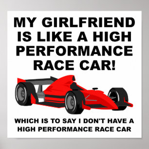 Póster No tengo un Poster de Rótulo gracioso de Novia