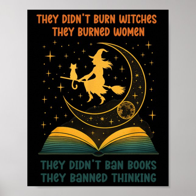 Póster No tenían libros (Frente)