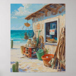 Póster No tiene buena pesca en Bonaire