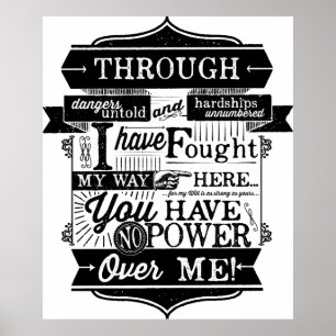 Póster No tienes poder sobre mí