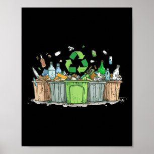 Póster No tirar basura Protección Ambiental