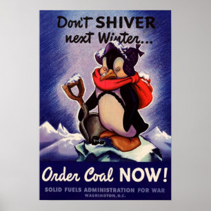 Póster ¡No tires el próximo Poster de invierno!