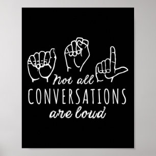 Póster No Todas Las Conversaciones Son Rótulo Latinoameri