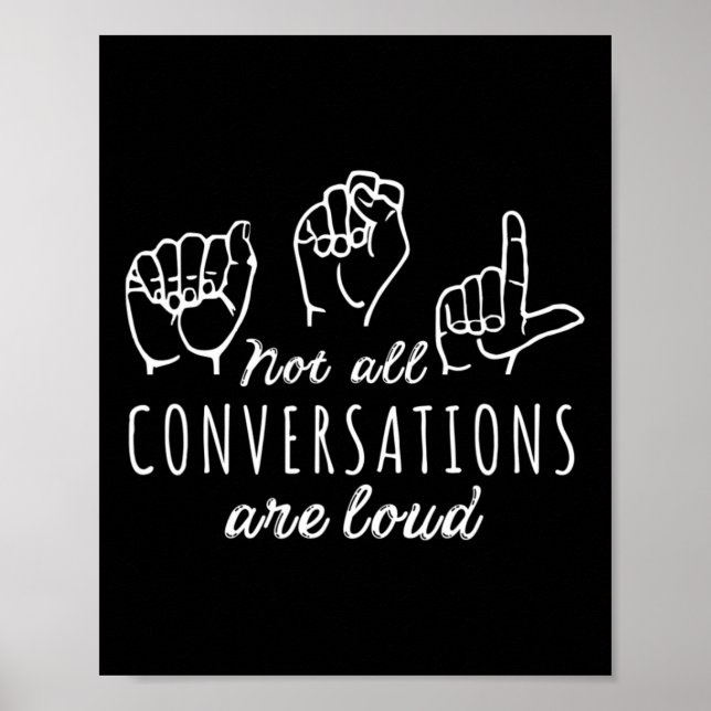 Póster No Todas Las Conversaciones Son Rótulo Latinoameri (Frente)