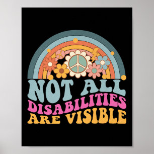 Póster No todas las discapacidades son visibles ocultas i