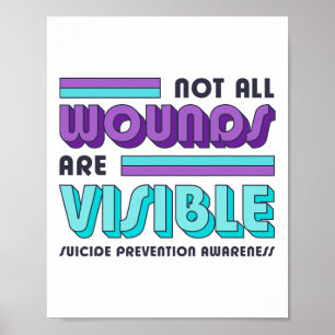 Póster No Todas Las Heridas Son Evidentes Para La Prevenc