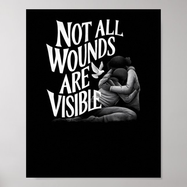 Póster No todas las heridas son la versión de Visible_chi (Frente)