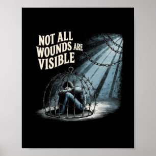 Póster No todas las heridas son visibles.