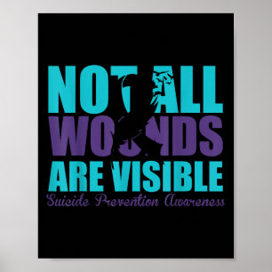 Póster No todas las heridas son visibles Prevención del s