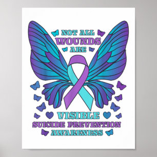 Póster No todas las heridas son visibles Prevención del s