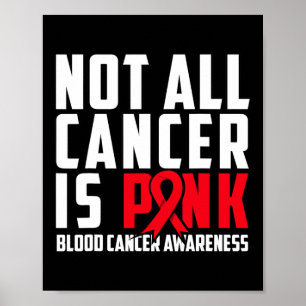 Póster No Todo El Cáncer Es Rosa. Conciencia sobre el cán