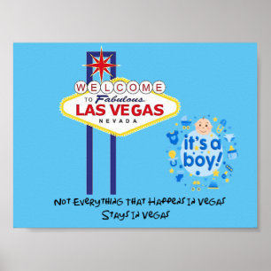 Póster No todo se queda en Las Vegas Es un chico