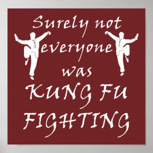 Póster No todos estaban luchando kung fu