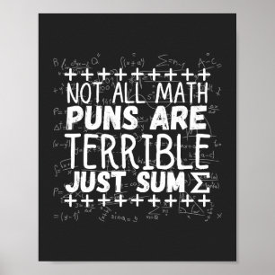 Póster no todos los expertos en matemáticas son terribles