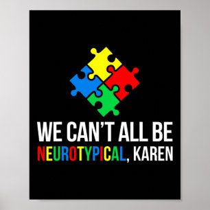 Póster No todos podemos ser neurotípicos
