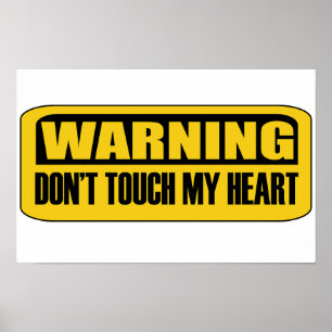Póster no toques mi corazón