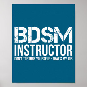 Póster No Tortures a tu Instructor
