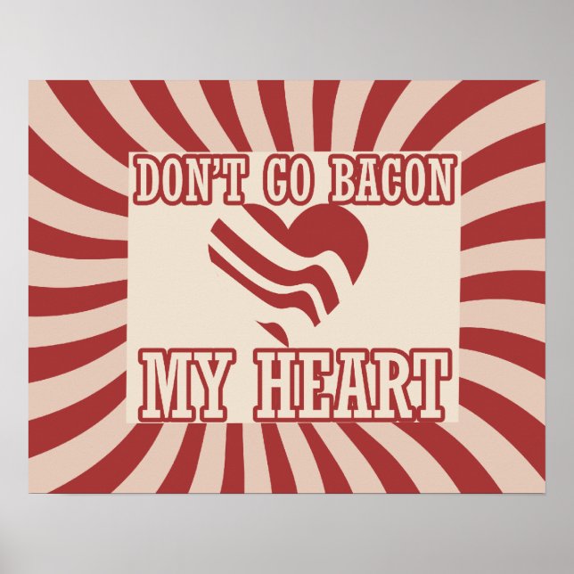 Póster No vayas a BACON my Heart (Frente)