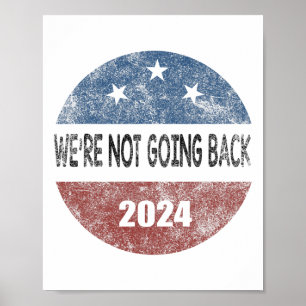 Póster No Volver Harris 2024 Votación Por Kamala Harris