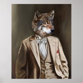 Póster Noble Beasts - Dandy Wolf