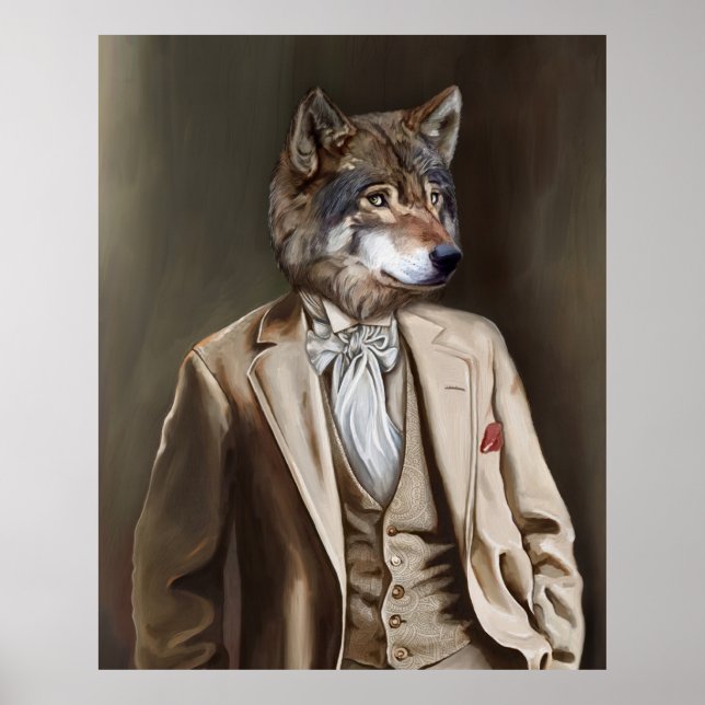 Póster Noble Beasts - Dandy Wolf (Frente)