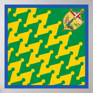Póster Noble Contrada del Bruco (Oruga) Palio