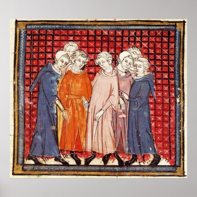 Póster Noblemen conspirando contra el Rey Louis (Frente)