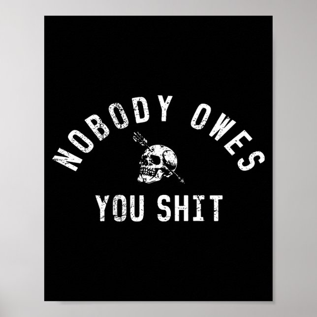 Póster Nobody Owes You (on Back)  (Frente)