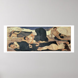 Póster Noche, 1890 (aceite sobre lienzo)