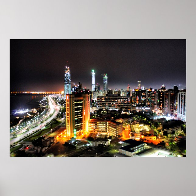 Póster Noche Abu Dhabi (Frente)
