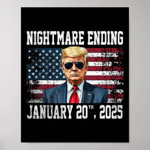 Póster Noche aterradora que termina el 20 de enero de 202