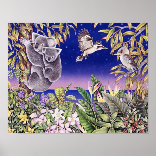 Póster Noche australiana (Frente)