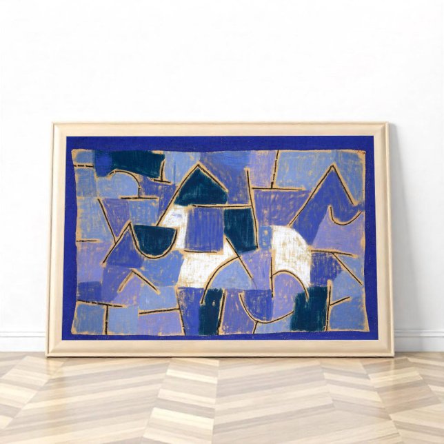 Póster Noche azul de Paul Klee, resumen (Subido por el creador)