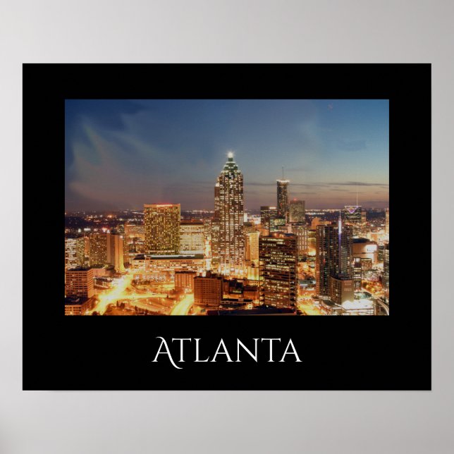 Póster Noche de Atlanta (Frente)