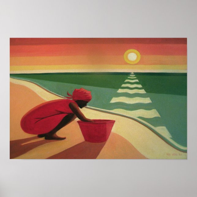 Póster Noche de calma 2003 (Frente)