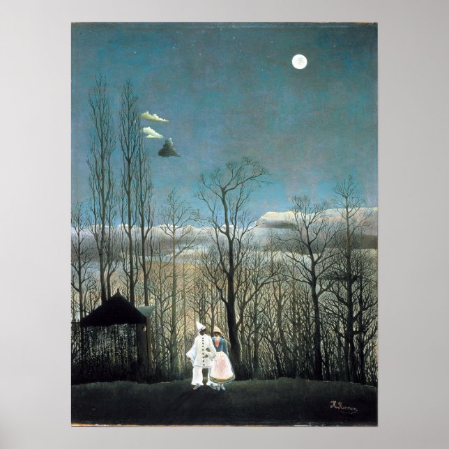 Póster Noche de Carnaval Henri Rousseau (Frente)