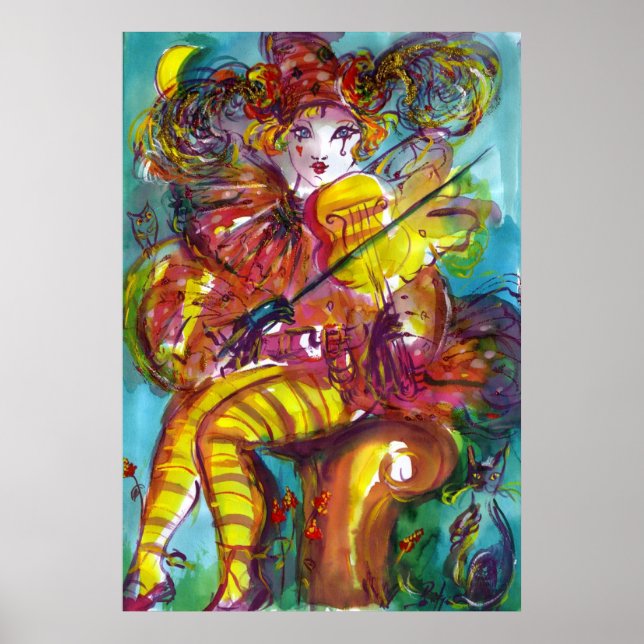 Póster Noche de Carnaval PIERO/ Veneciano (Frente)