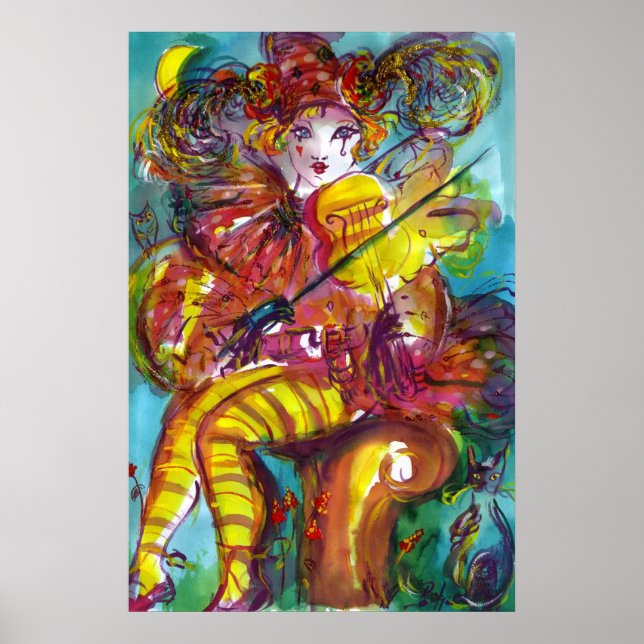 Póster Noche de Carnaval PIERO/ Veneciano (Frente)