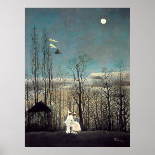 Póster Noche de Carnaval, pintura famosa