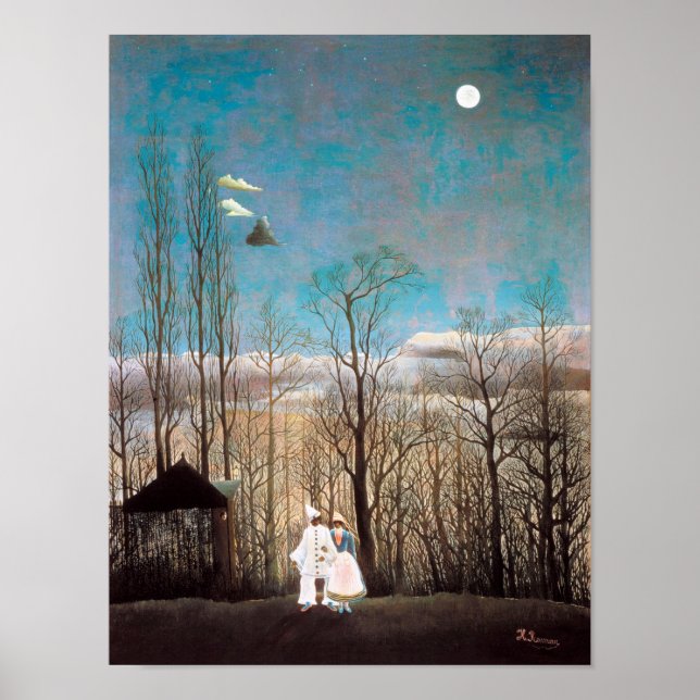 Póster Noche de Carnaval, Rousseau (Frente)