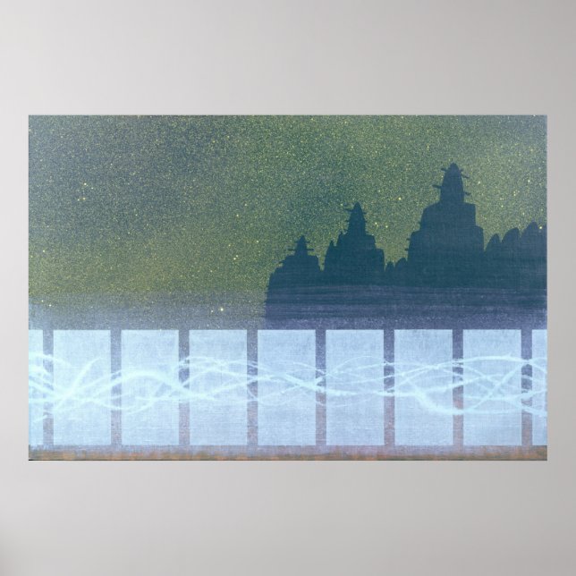 Póster Noche de domingo Djenne Mali (Frente)