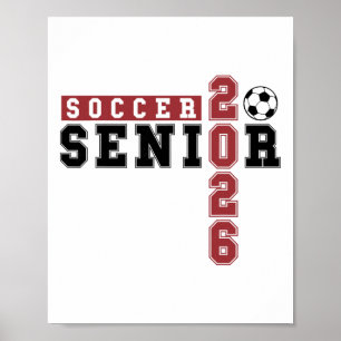Póster Noche de fútbol para mayores Graduación de fútbol