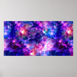 Póster Noche de galaxia