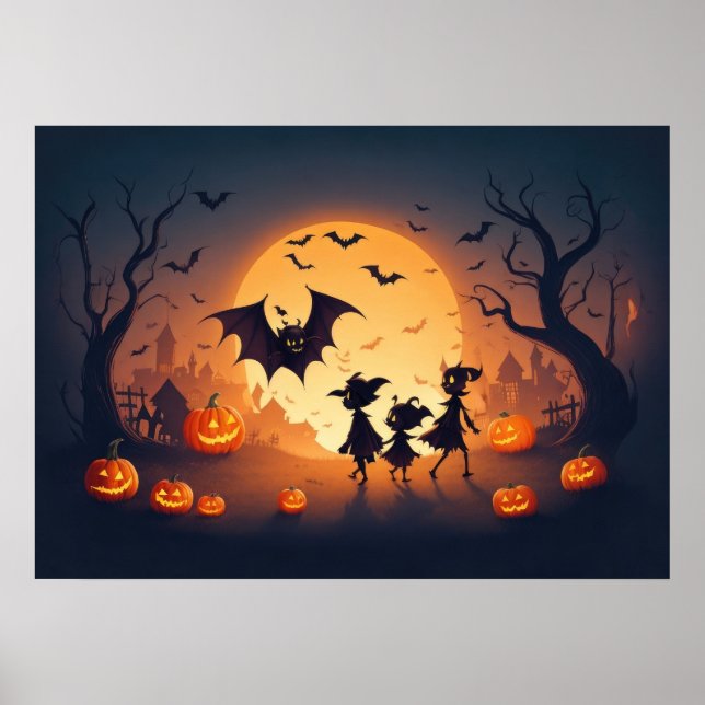 Póster Noche de Halloween (Frente)