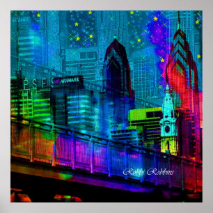 Póster Noche de la ciudad